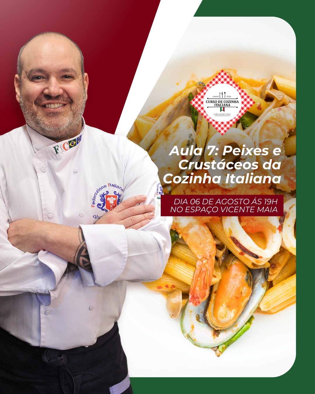 Aula 7: Peixes e Crustáceos da Cozinha Italiana