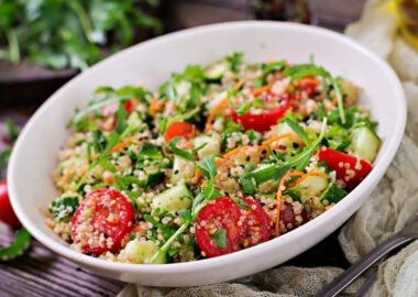 Receita de tabule de quinoa